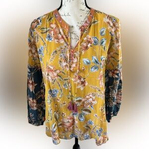 JOHNNY WAS Effortless Peasant Blouse